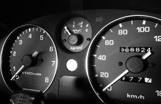 イメージ：累計走行距離の値